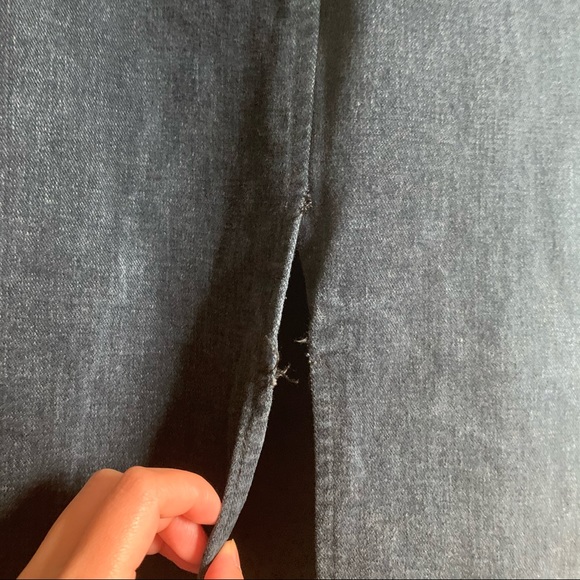 Vintage | Denim midi dress - Picture 11 of 13